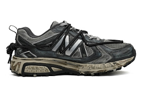 New Balance NB 410 Cushioning Anti-Slip Wear-Resistant Breathability Low-Top Casual Running Shoes Unisex Black Silver 1 2583403