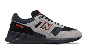 New Balance NB 1530 Low-Top Running Shoes Unisex Gray Red 1 2583901