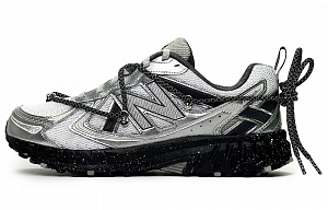 New Balance NB 410 Anti Slip Wear Resistant Low Top Running Shoes Unisex Silver White