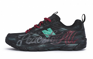 New Balance 408 Cushioning Anti-Slip Wear-Resistant Breathability Low-Top Casual Running Shoes Unisex Black Green Red 1 2586403