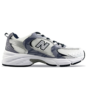 New Balance NB 530 Cushioning Anti-Slip Wear-Resistant Breathability Low-Top Running Shoes Unisex White Gray 1 2586418