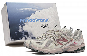 New Balance 610T Cushioning Wear-Resistant Low-Top Trekking Shoes Unisex Beige Pink Gray