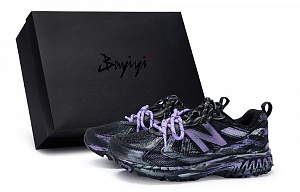 New Balance NB 410 Breathable Coverage Low-Top Running Shoes Unisex Black Purple