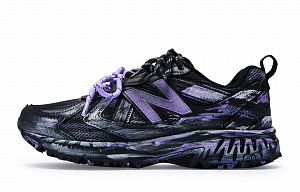 New Balance NB 410 Breathable Coverage Low-Top Running Shoes Unisex Black Purple 1 2586648