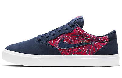 Nike Chron Solarsoft Premium Sb 'Midnight Navy Red'