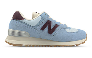 New Balance NB 574 Wear-resistant And Lightweight Low-Top Running Shoes Women's Blue Loose Fit 1 2590636