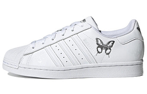 Adidas Originals Superstar Skateboard Shoes Women's Low Top White/Gray