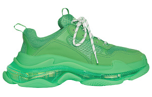Balenciaga Triple S Clear Sole Fluo Green Women's 1 2592266