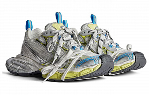 Balenciaga 3XL Sneaker 'White Yellow Blue Mesh' Women's 1 2592673