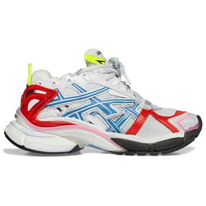 Balenciaga Runner Sneakers 'Worn Out White Blue Red Mesh And Nylon' Women's 1 2592703