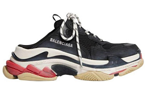 Balenciaga Triple S Low Top Casual Shoes Women's Black 1 2592739