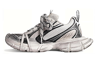 Balenciaga 3XL Sneakers 'White And Black Mesh And Polyurethane' Women's
