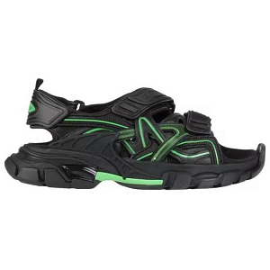 Balenciaga Track 2.0 Sandal Black Green Women's 1 2592828