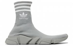 Balenciaga X Adidas Speed Trainer Grey White 1 2593033