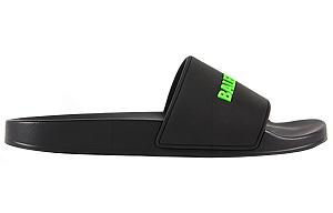 Balenciaga Pool Sandals Black Women's 1 2593344