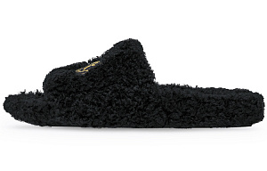 Balenciaga Furry Slides Women's