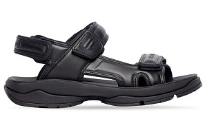 Balenciaga Tourist Sandals 'Black' Women's 1 2593690