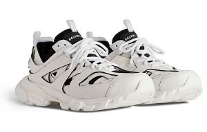 Balenciaga Track Sock Sneakers 'White And Black Knit And Nylon' 1 2593704