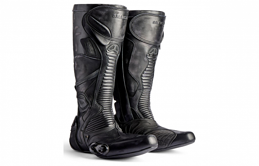 Balenciaga Biker Leather Boots