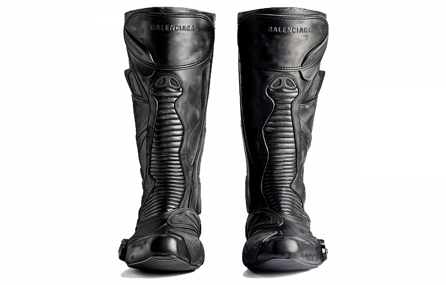 Balenciaga Biker Leather Boots