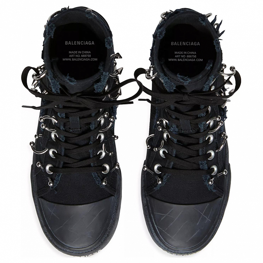 Balenciaga Paris Destroyed High Top Sneakers Women's купить в интернет-магазине Yoocart с быстрой доставкой по России.