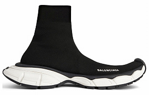 Balenciaga 3XL Sock Sneakers 'Black Recycled Knit' Women's 1 2594095