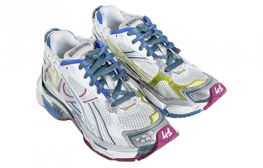 Balenciaga Runner Sneaker 'White Blue Purple' Women's купить в интернет-магазине Yoocart с быстрой доставкой по России.