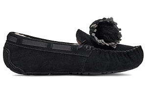 UGG Dakota Bow Pom 'Black' Women's 1 2596343