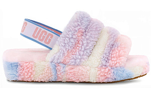 UGG Fluff Yeah Slide Cali Collage Women's 1 2596587
