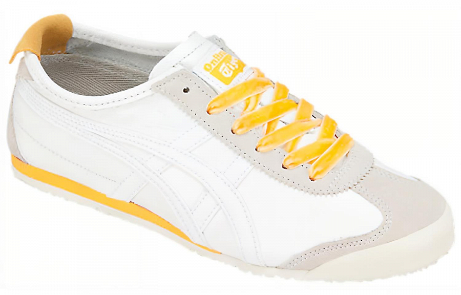 Asics Onitsuka Tiger Mexico 66 White Tiger Yellow Women's купить в интернет-магазине Yoocart с быстрой доставкой по России.