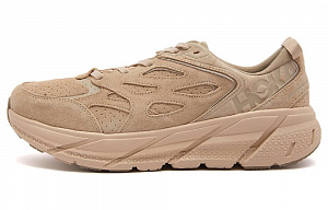 HOKA ONE ONE Clifton L Suede Shifting Sand Dune All Gender