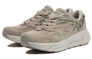 HOKA ONE ONE Clifton L Suede Simply Taupe Pumice Stone All Gender 1 2600677