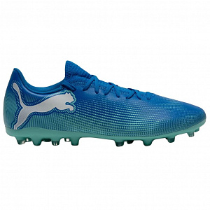 PUMA FUTURE 7 PLAY MG Multi Ground Artificial Ground Breathable Soccer Shoes Men's Blue White 1 2601439