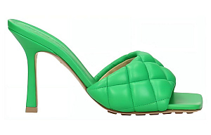 Bottega Veneta Bottega Venetta Padded Sandal Parakeet Women's 1 2601632
