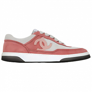 CHANEL Low Top Stylish Skateboarding Shoes Women's Pink White 1 2602286