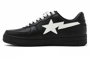 A BATHING APE STA Cushioning Low-Top Skateboard Shoes Unisex Black