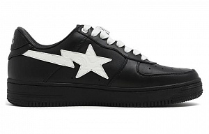 A BATHING APE STA Cushioning Low-Top Skateboard Shoes Unisex Black 1 2602453