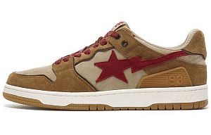 BAPE A BATHING APE Sk8 Sta Wheat Red