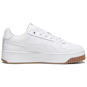 PUMA Carina Street Low Top Casual Shoes Women's White Gold 1 2602549