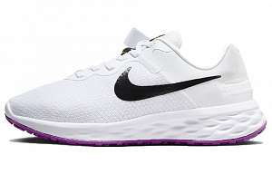 Nike Revolution 6 FlyEase Next Nature 'White Black Purple' Women's
