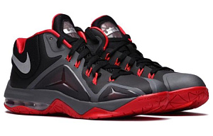 Nike Ambassador 7 Cushioning Wear-Resistant Low-Top Basketball Shoes Men's Black Red 1 2602591