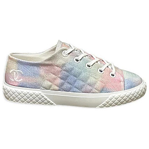 CHANEL Low Top Stylish Skateboarding Shoes Women's Pink Blue White 1 2602631