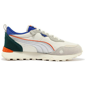 PUMA Rider FV Low Top Casual Shoes Unisex Beige Silver Gray 1 2602821