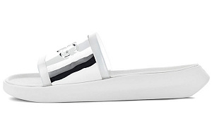 UGG Hilama Slide Shoe White Silver Women's
