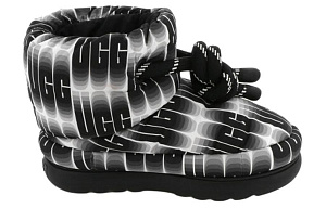 UGG Classic Maxi Wavelength Short Boot Black White Women's 1 2602890