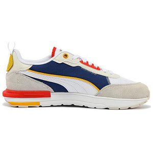 PUMA R22 Low Top Casual Shoes Unisex White Blue 1 2603224