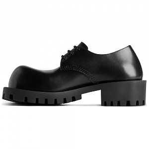 Balenciaga Hummer Derbie Round Toe Laced Up Shoes