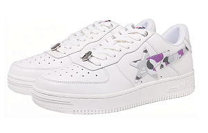 A BATHING APE STA BAPE United States Limited Edition Men's Collection Stylish Skateboarding Shoes Men's White 1 2603539