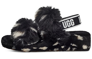 UGG Oh Yeah Spots Sandals Black Women's