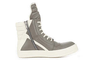 RICK OWENS/RO Geobasket Fogachine High Top Stylish Skateboarding Shoes Men's Brown 1 2603971